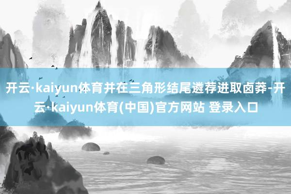 开云·kaiyun体育并在三角形结尾遴荐进取卤莽-开云·kaiyun体育(中国)官方网站 登录入口